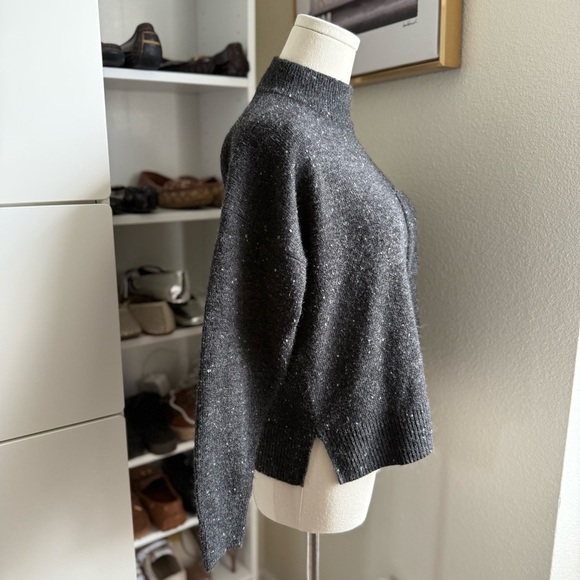 Madewell Donegal Redmond Mockneck Pocket Sweater Size Small - Picture 5 of 12